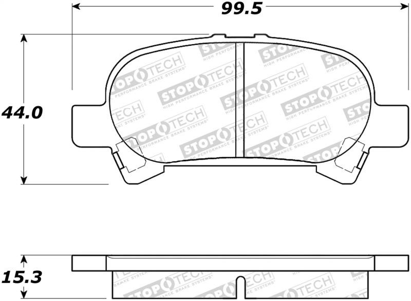 StopTech Street Brake Pads 308.08281 Main Image