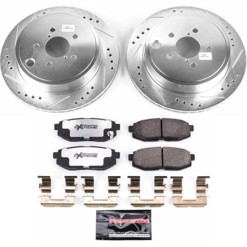 PowerStop PSB Z26 Street Warrior Kit Brakes, Rotors & Pads Brake Kits - Performance D&S main image