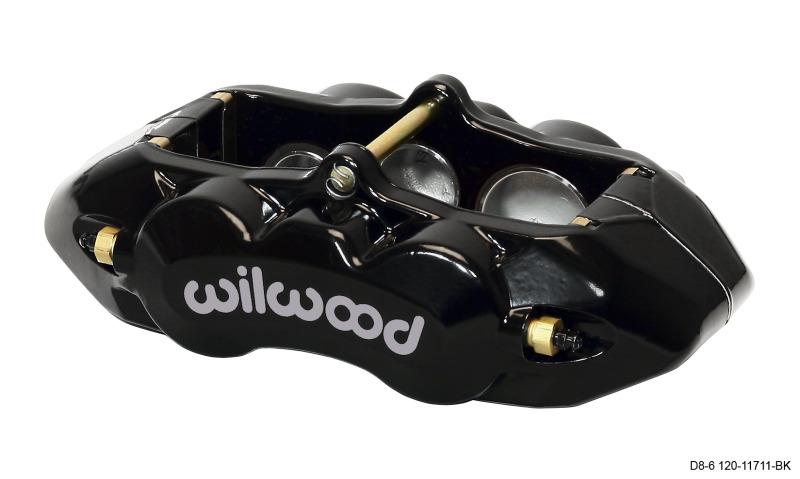 Wilwood Caliper-D8-6 R/H Front Black 1.88/1.38/1.25in Pistons 1.25in Disc 120-11711-BK Main Image