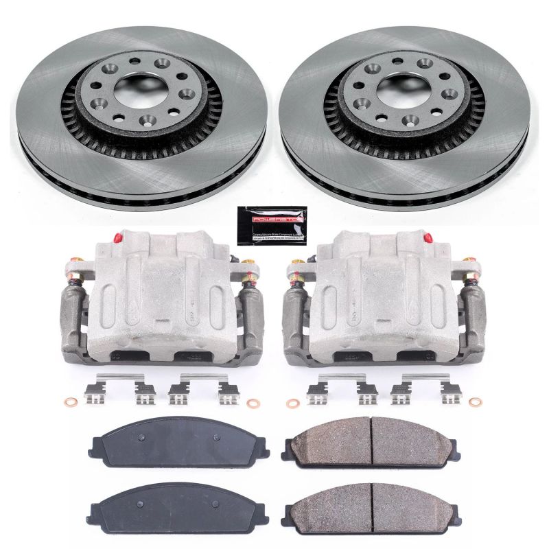 PowerStop PSB Autospecialty Kit w/Cals Brakes, Rotors & Pads Brake Kits - OE main image