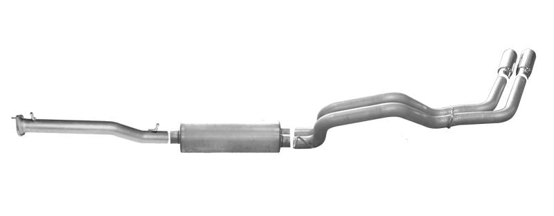 Gibson 11-19 Chevrolet Silverado 2500 HD LT 6.0L 3.5in/3in Cat-Back Dual Sport Exhaust - Aluminized 5650 Main Image