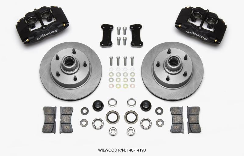 Wilwood Forged Dynalite Front Kit 11.72in 1 PC Rotor&Hub Ford F100 1948-1956 140-14190 Main Image