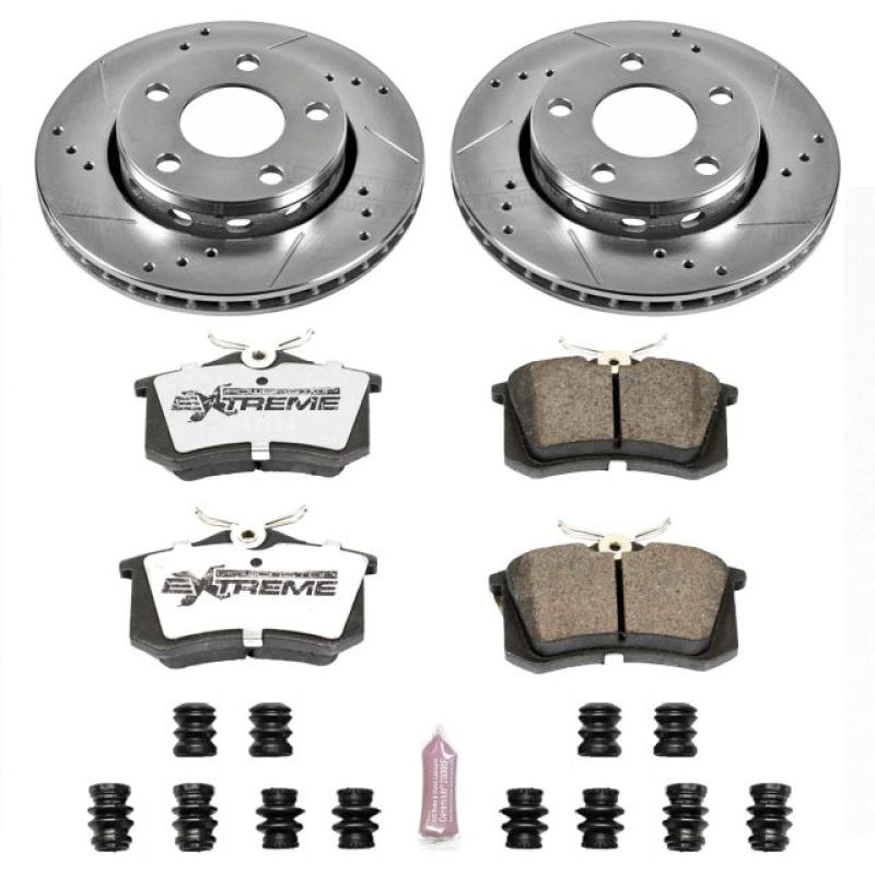 PowerStop PSB Z26 Street Warrior Kit Brakes, Rotors & Pads Brake Kits - Performance D&S main image