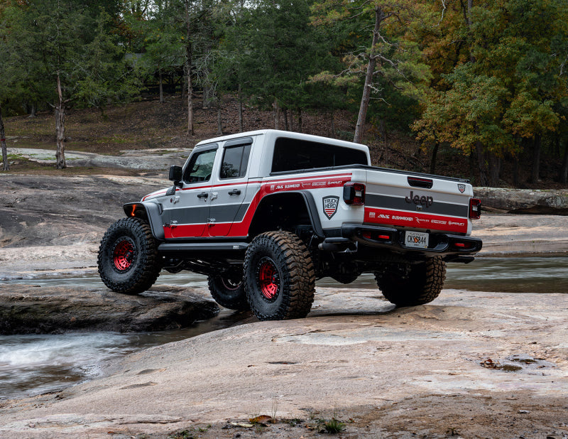 Bushwacker 2020 Jeep Gladiator Launch Edition Flat Style Flares 4pc - Black 10928-07