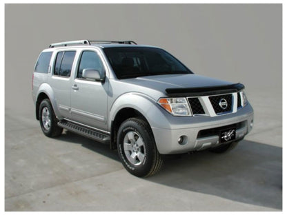 Stampede Vigilante Premium Hood Protector, Smoke, for 2005-2019 Nissan Frontier