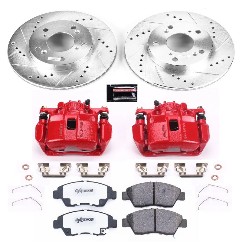 PowerStop PSB Z26 Street Kit w/Cals Brakes, Rotors & Pads Brake Kits - Performance D&S main image