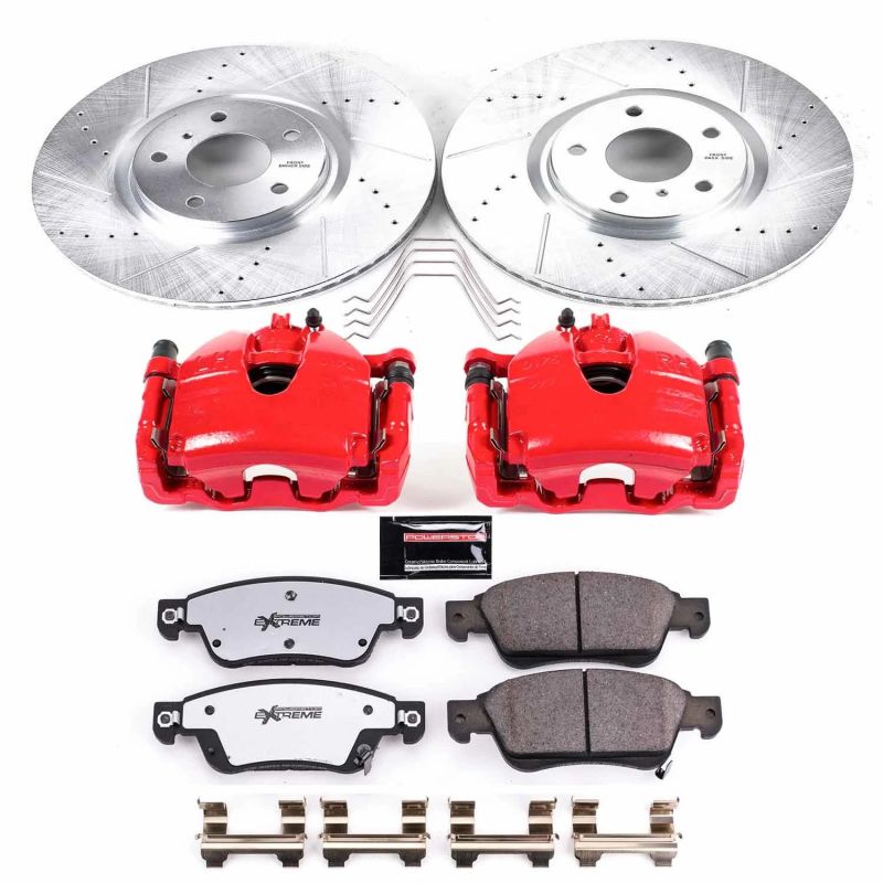 PowerStop PSB Z26 Street Kit w/Cals Brakes, Rotors & Pads Brake Kits - Performance D&S main image