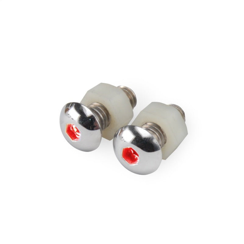 DEI LED Lighted Button Head Bolts Universal Accent Lighting - 2-pack - Red 30304