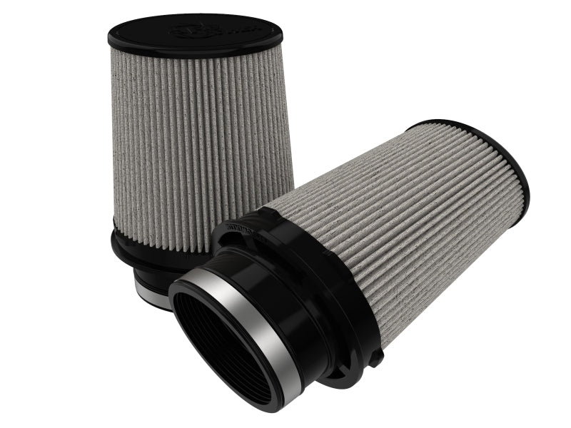 aFe Black Series Replacement Filter w/ Pro DRY S Media 4.5x3IN Fx6x5IN Bx5x3-.75 Tx7IN H - (Pair) 21-90111-MA