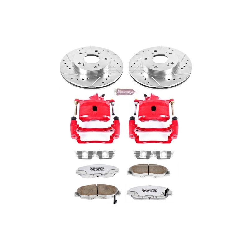 PowerStop PSB Z26 Street Kit w/Cals Brakes, Rotors & Pads Brake Kits - Performance D&S main image