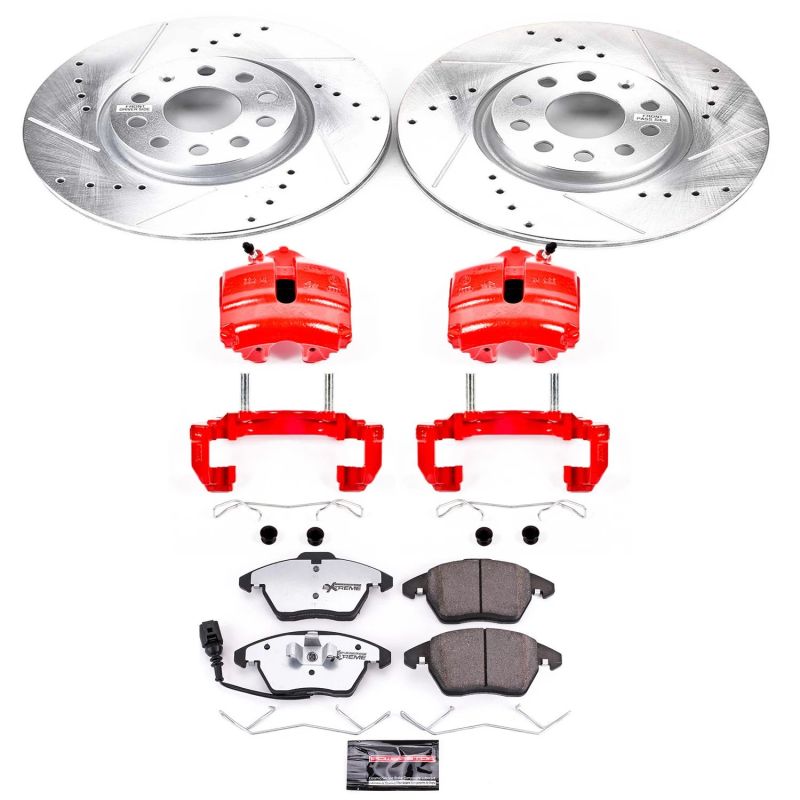 PowerStop PSB Z26 Street Kit w/Cals Brakes, Rotors & Pads Brake Kits - Performance D&S main image