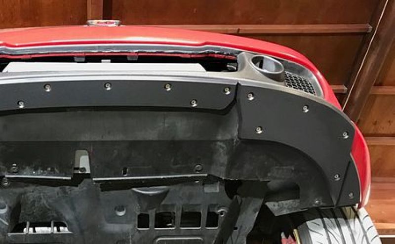 ProTEKt 12-18 Fiat 500 Abarth Custom Fit Front Bumper Skid Plates 9-FT500AB-120