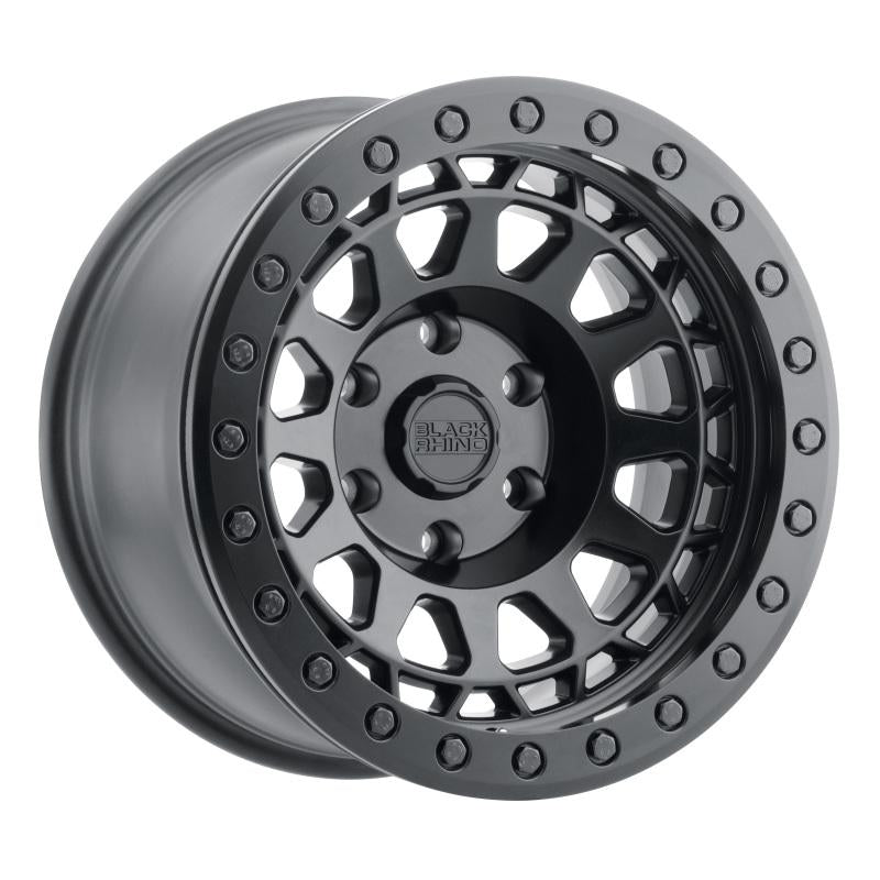 Black Rhino Primm Beadlock 17x8.5 8x170 ET-38 CB 125.1 Matte Black w/Black Bolts Wheel 1785PRM-88170M25 Main Image