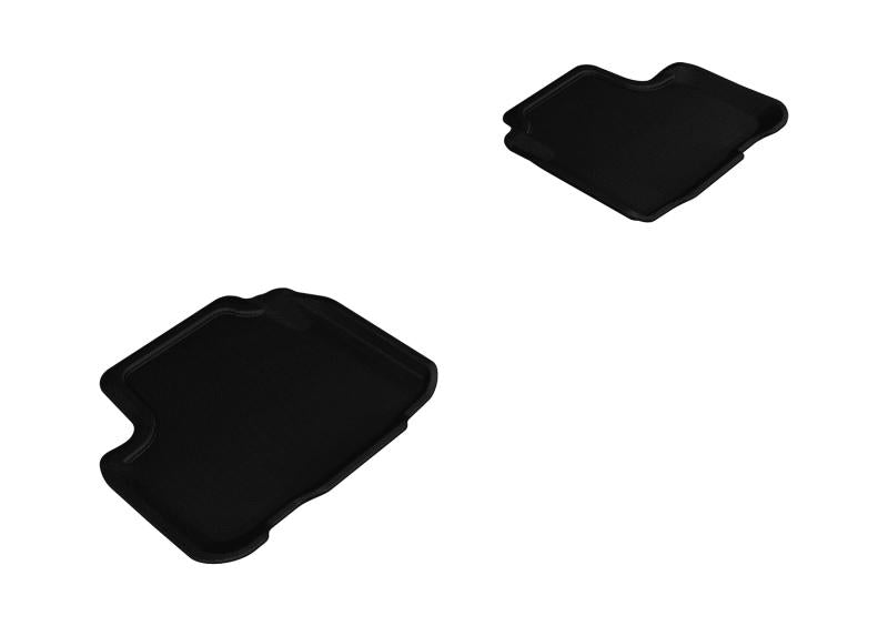 3D MAXpider 2006-2012 Mercedes-Benz R-Class W250 Kagu 2nd Row Floormats - Black L1MB04921509 Main Image