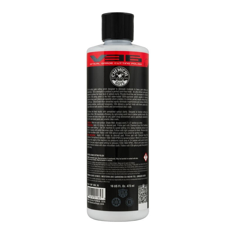 Chemical Guys V36 Optical Grade Cutting Polish - 16oz (P6) GAP_V36_16