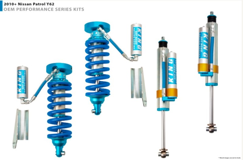 King Shocks 2010+ Nissan Patrol Y62 Front 2.5 Dia Remote Reservoir Coilover (Pair) 25001-323