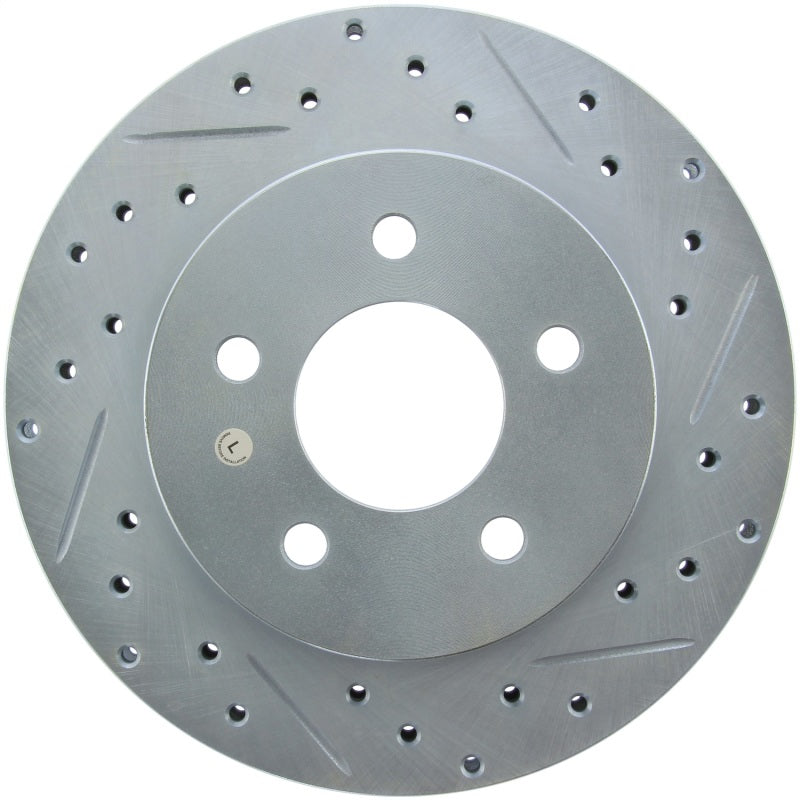 StopTech Select Sport 82-87 Lincoln Continental Sport Slotted & Drilled Left Rear Brake Rotor 227.61021L