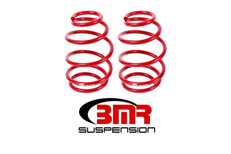 BMR 10-15 5th Gen Camaro V8 Front Lowering Springs - Red SP023R Main Image