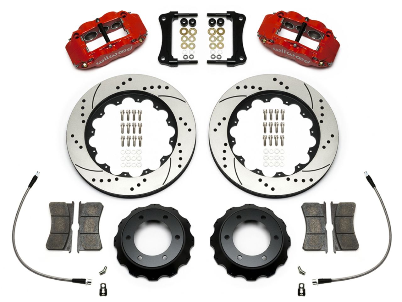 Wilwood Forged Narrow Superlite 6R Big Brake Front Brake Kit (Hat)