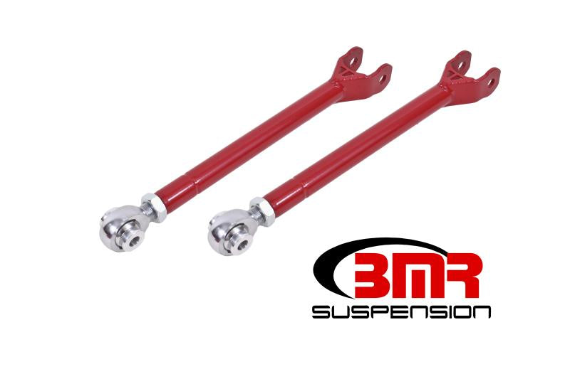 BMR 08-17 Challenger Lower Trailing Arms w/ Single Adj. Rod Ends - Red LTA111R Main Image