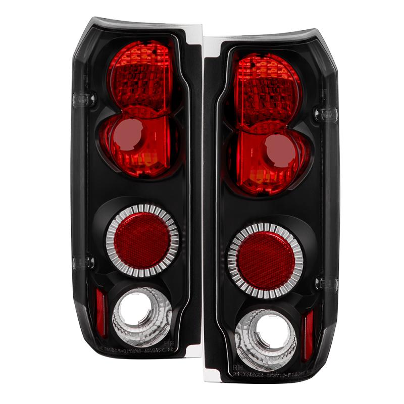 Spyder Ford F150 87-96/Ford Bronco 88-96 Euro Style Tail Lights Black ALT-YD-FF15089-BK 5003300 Main Image