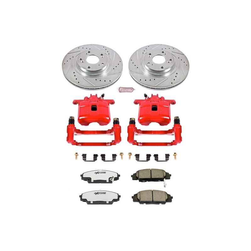 PowerStop PSB Z26 Street Kit w/Cals Brakes, Rotors & Pads Brake Kits - Performance D&S main image