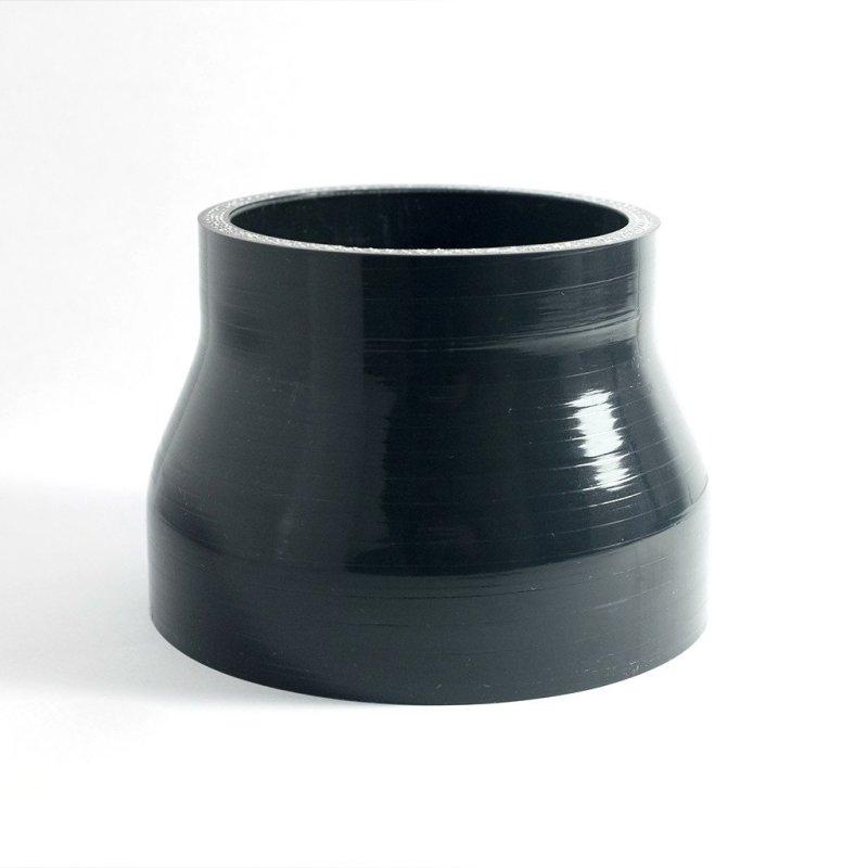 Stainless Bros 3.0in to 4.0in 4-Ply Silicone Reducer - Black 131-10276-3401 Main Image