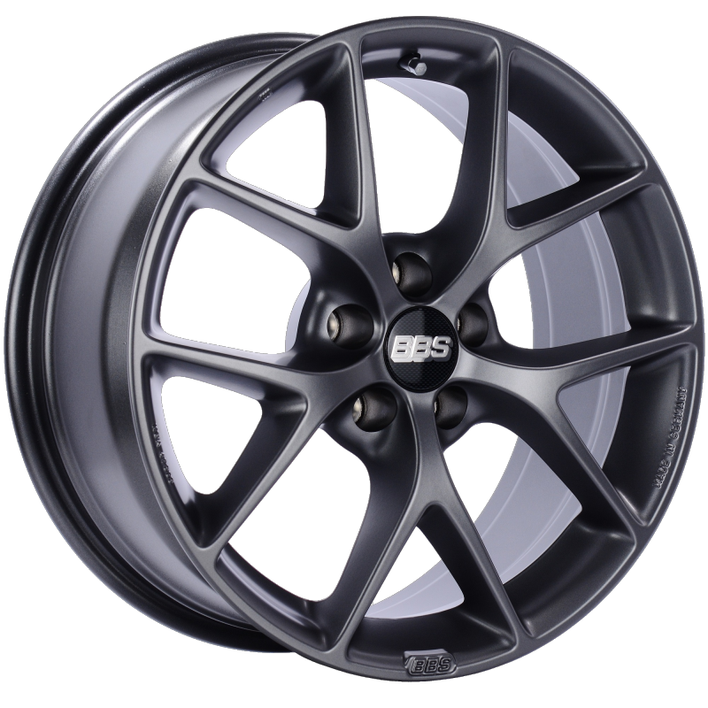 BBS SR 18x8 5x112 ET21 CB66.5 Satin Grey Wheel SR032SG Main Image