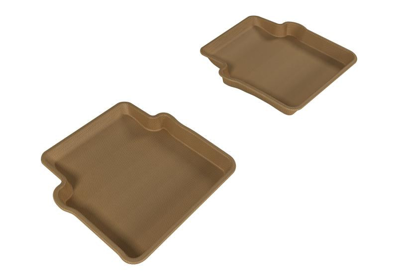 3D MAXpider 2012-2014 Chrysler/Dodge 200/Avenger Kagu 2nd Row Floormats - Tan L1CY00221502 Main Image