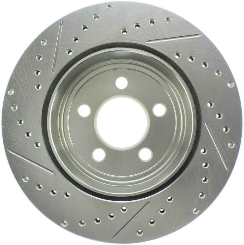 StopTech Select Sport 2011-2012 Dodge Challenger RT Drilled and Slotted Rear Left Brake Rotor 227.63062L