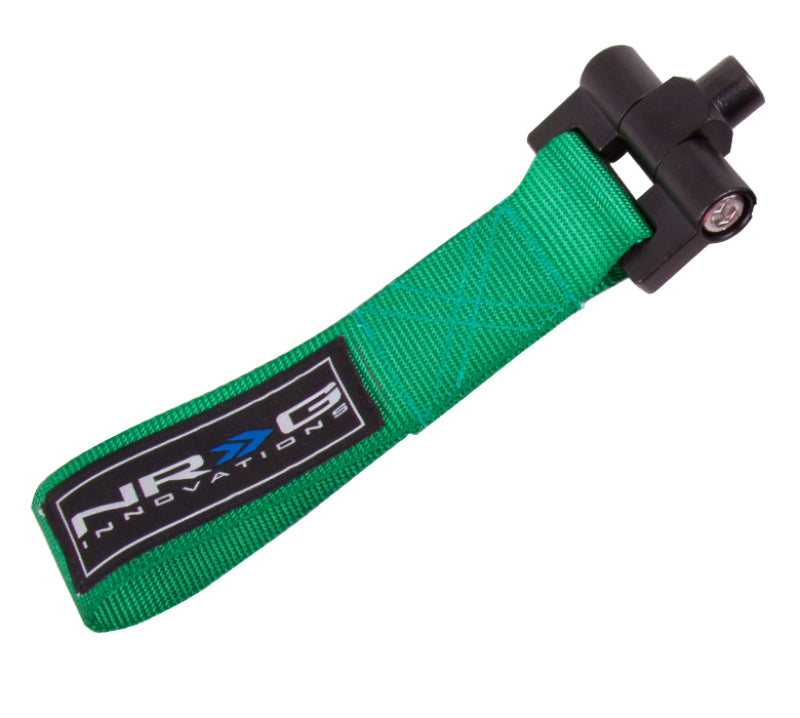 NRG Bolt-In Tow Strap Green - Subaru WRX / STi 02-07 (5000lb. Limit) TOW-207GN