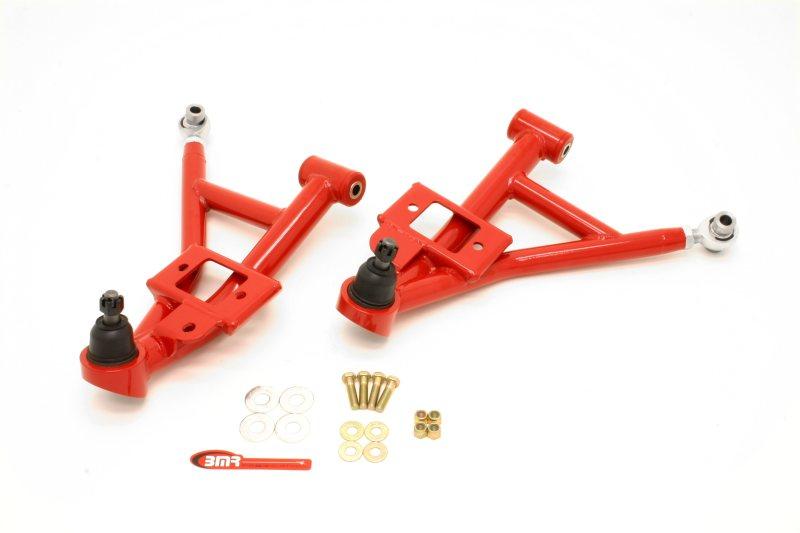 BMR 93-02 F-Body Adj. Lower A-Arms Poly/Rod End Combo - Red AA020R Main Image