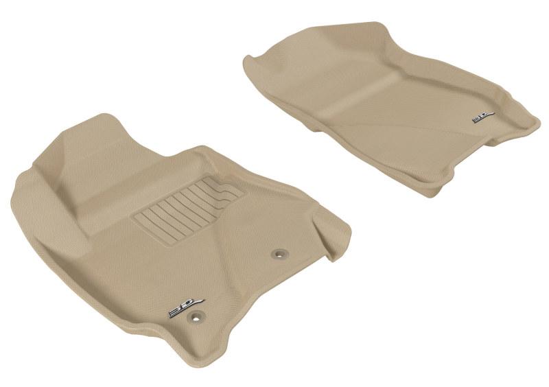 3D MAXpider 2011-2012 Ford/Mazda Escape/Tribute Kagu 1st Row Floormat - Tan L1FR03711502 Main Image