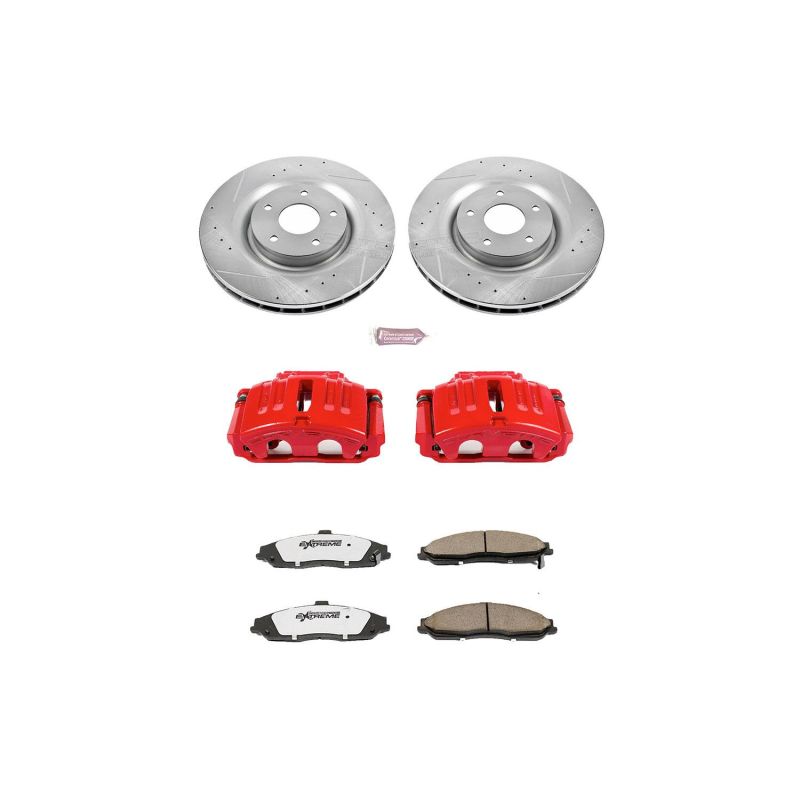 PowerStop PSB Z26 Street Kit w/Cals Brakes, Rotors & Pads Brake Kits - Performance D&S main image