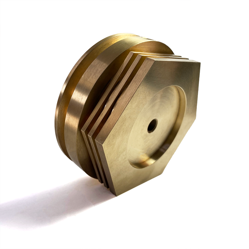 Ticon Industries Tig Aesthetics 3in Universal Vband Heat Sink w/ Purge - Tellurium Copper 903-75076-1001