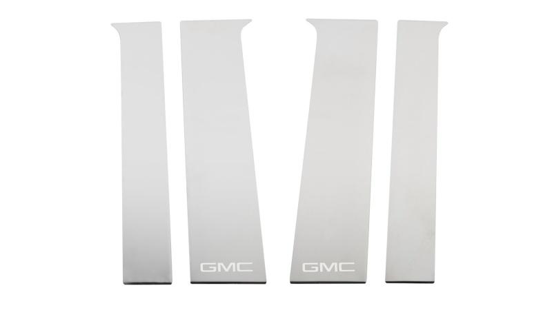 Putco 2020 GMC Sierra HD - GMC Etching - Crew Cab / Double Cab (6pcs) SS Pillar Posts 402671GM-2 Main Image