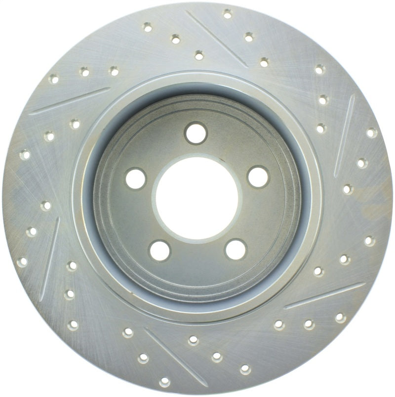 StopTech Select Sport 06-15 Dodge Charger/ 05-15 Chrysler 300 Slotted/Drilled Right Rear Brake Rotor 227.63060R