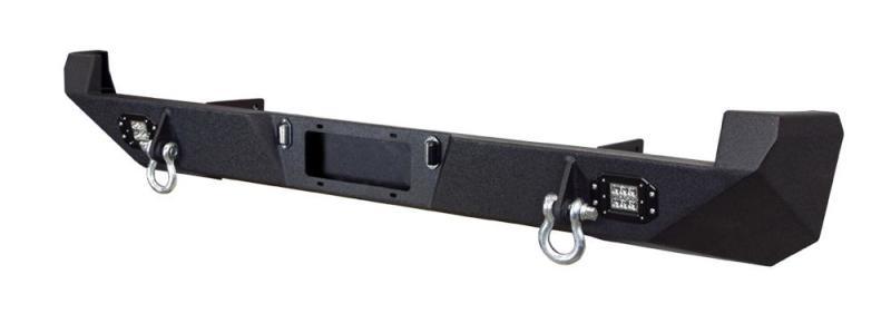 DV8 Offroad 05-15 Toyota Tacoma Rear Bumper - Black Powdercoat RBTT1-01 Main Image