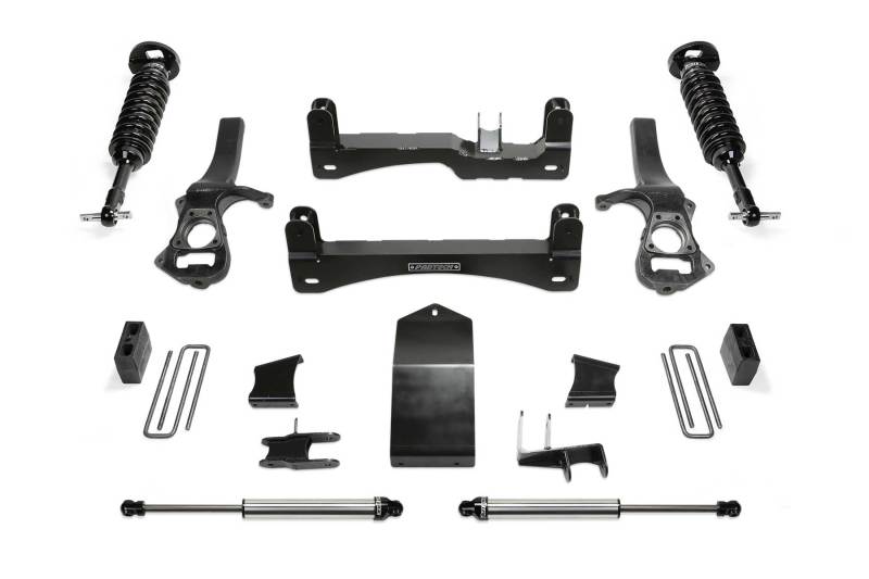 Fabtech 19-20 GM K1500 Trail Boss/AT4 4WD 4in Perf. System w/DL 2.5 Coilovers & Rear DL 2.25 Shocks K1173DL