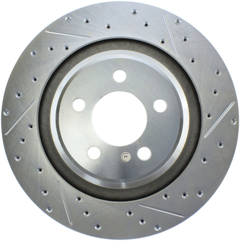 StopTech Select Sport 13-14 Dodge Challenger SRT8 Drilled and Slotted Rear Left Brake Rotor 227.63064L