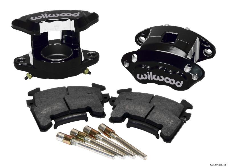 Wilwood D154 Front Caliper Kit - Black 2.50in Piston 0.81in Rotor 140-12098-BK Main Image