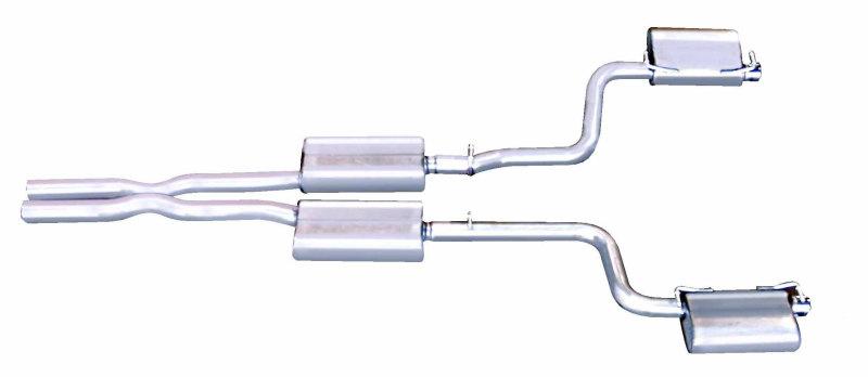 Gibson 09-14 Dodge Challenger R/T 5.7L 2.5in Cat-Back Dual Exhaust - Stainless 617006 Main Image