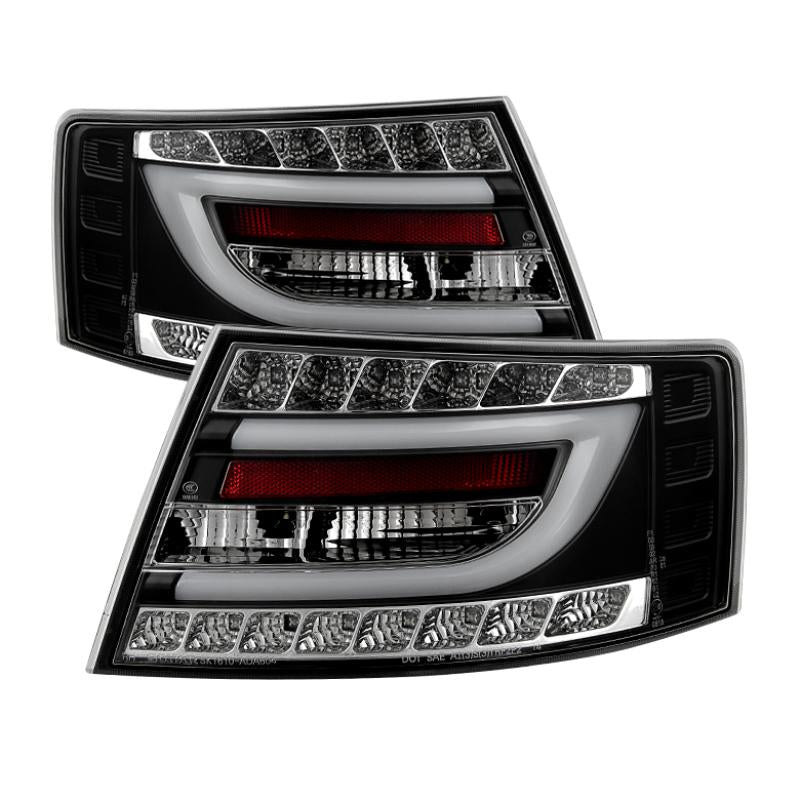 Spyder Audi A6 05-08 4Dr Sedan Only Version 2 Light Bar LED Tail Lights Blk ALT-YD-AA605V2-LBLED-BK 5080769 Main Image