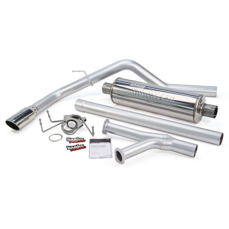 Banks Power 07-08 Toyota Tundra 5.7L RCSB Monster Exhaust System - SS Single Exhaust w/ Chrome Tip 48131 Main Image