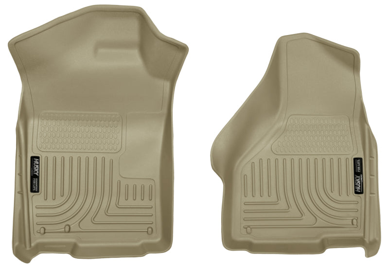 Husky Liners HL WB - Front - Tan Floor Mats Floor Mats - Rubber main image