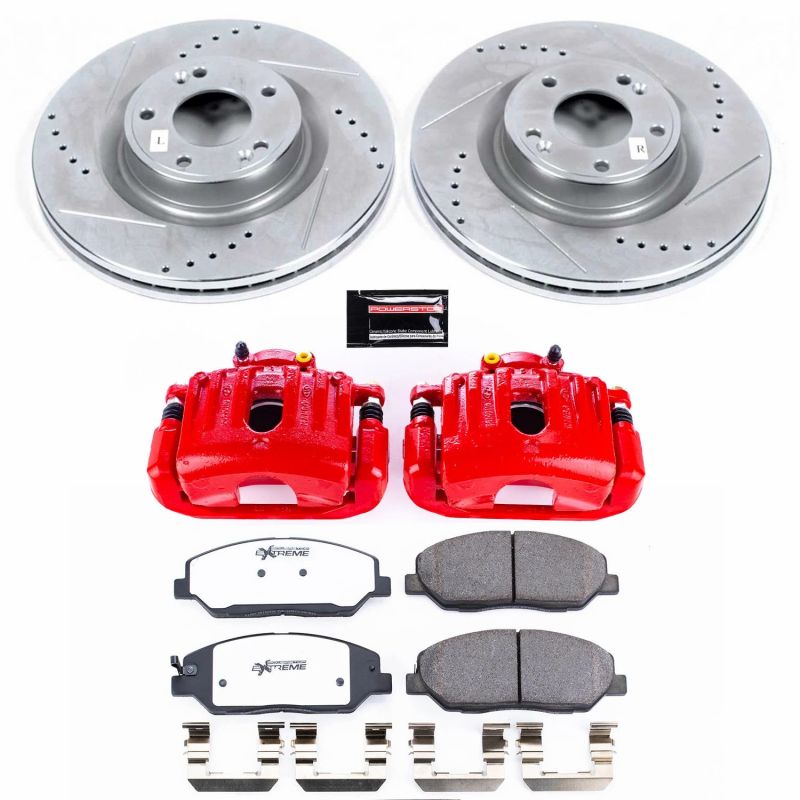 PowerStop PSB Z26 Street Kit w/Cals Brakes, Rotors & Pads Brake Kits - Performance D&S main image