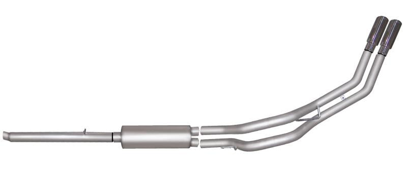 Gibson 05-07 Dodge Dakota Laramie 3.7L 2.5in Cat-Back Dual Sport Exhaust - Stainless 66538 Main Image