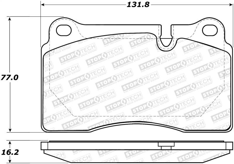 StopTech Street Brake Pads 308.12630 Main Image