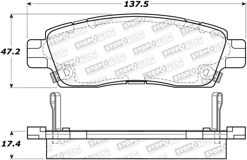 StopTech Street Brake Pads 308.08830 Main Image