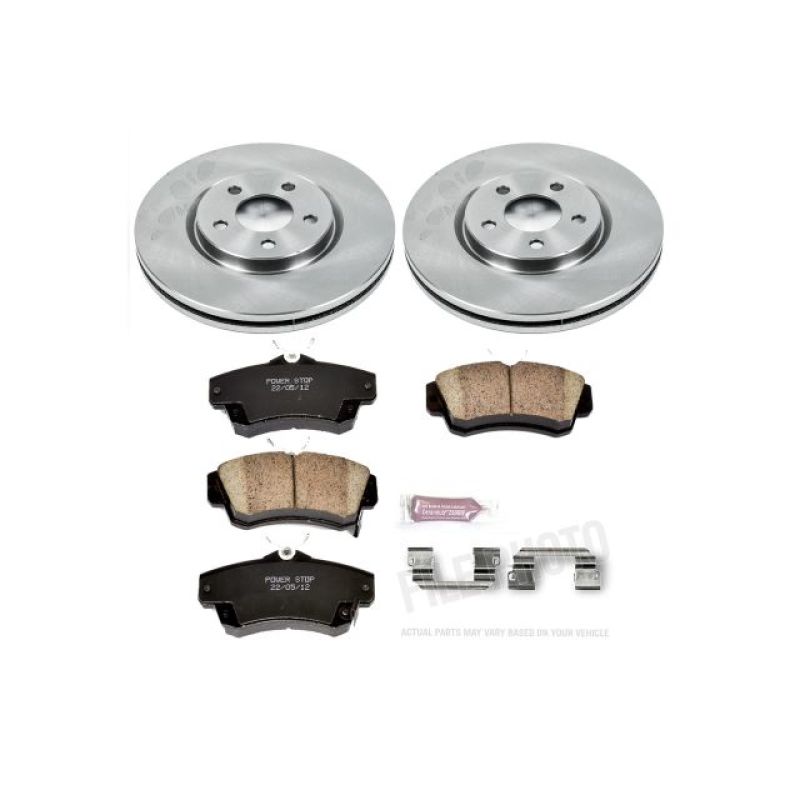 PowerStop PSB Autospecialty Kit Brakes, Rotors & Pads Brake Kits - OE main image